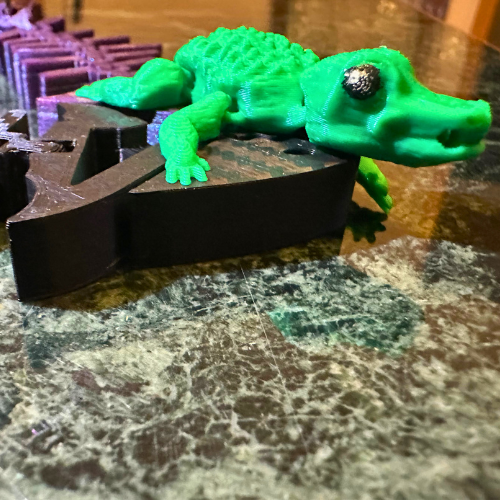 🐊🏝️ Schlüsselanhänger KROKODIL