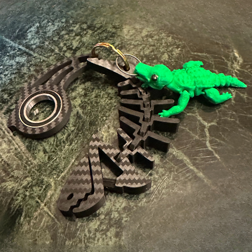 🐊🏝️ Schlüsselanhänger KROKODIL